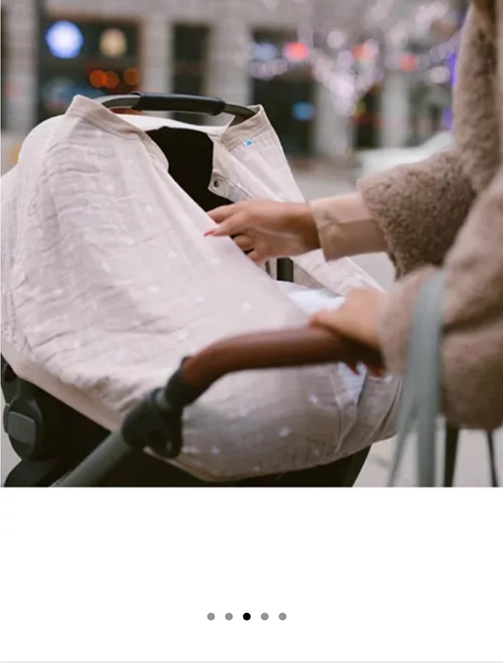 Never Used Little Unicorn Car Seat Cover